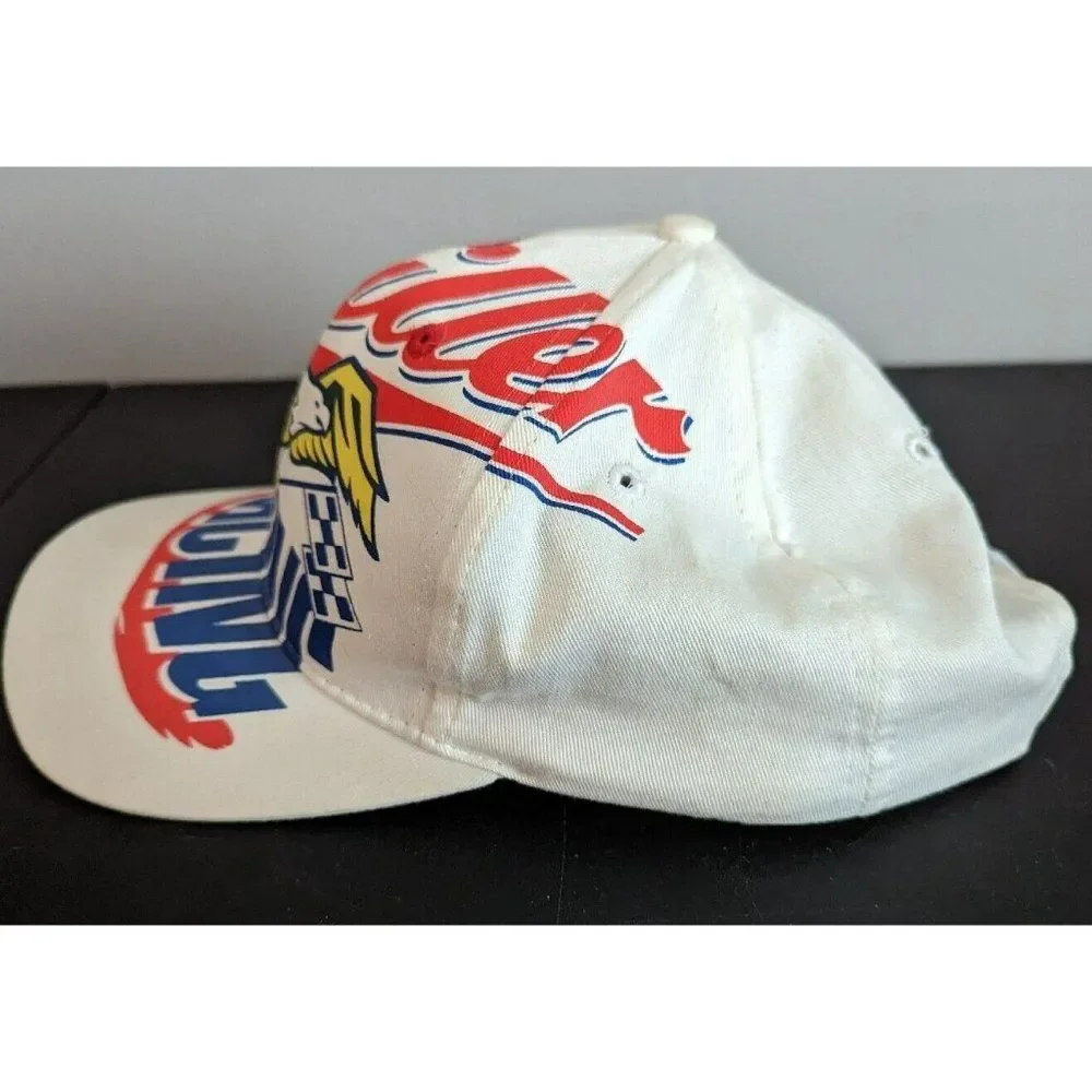 * 🔥Vintage Miller Racing Snapback Hat Cap RARE